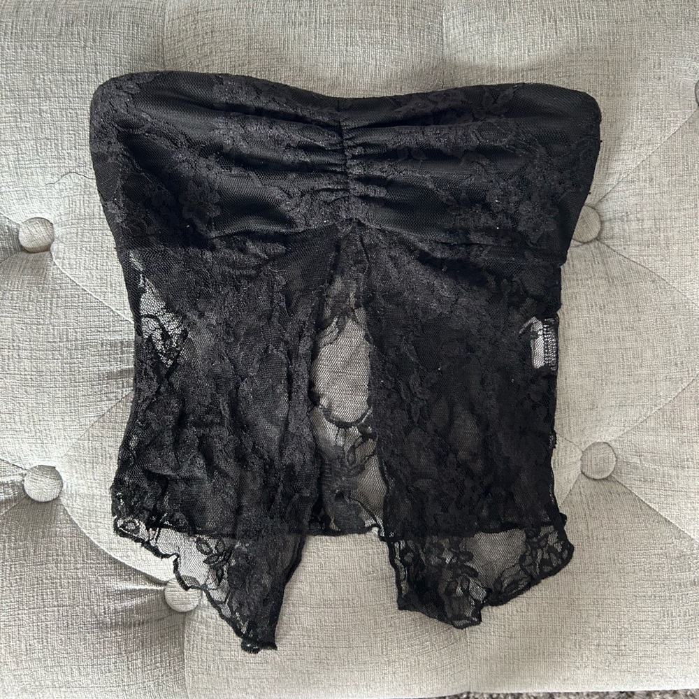 Edikted Black Lace Top